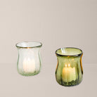 Goodee-Volverde-Glass Petal Hurricane Candle Lantern