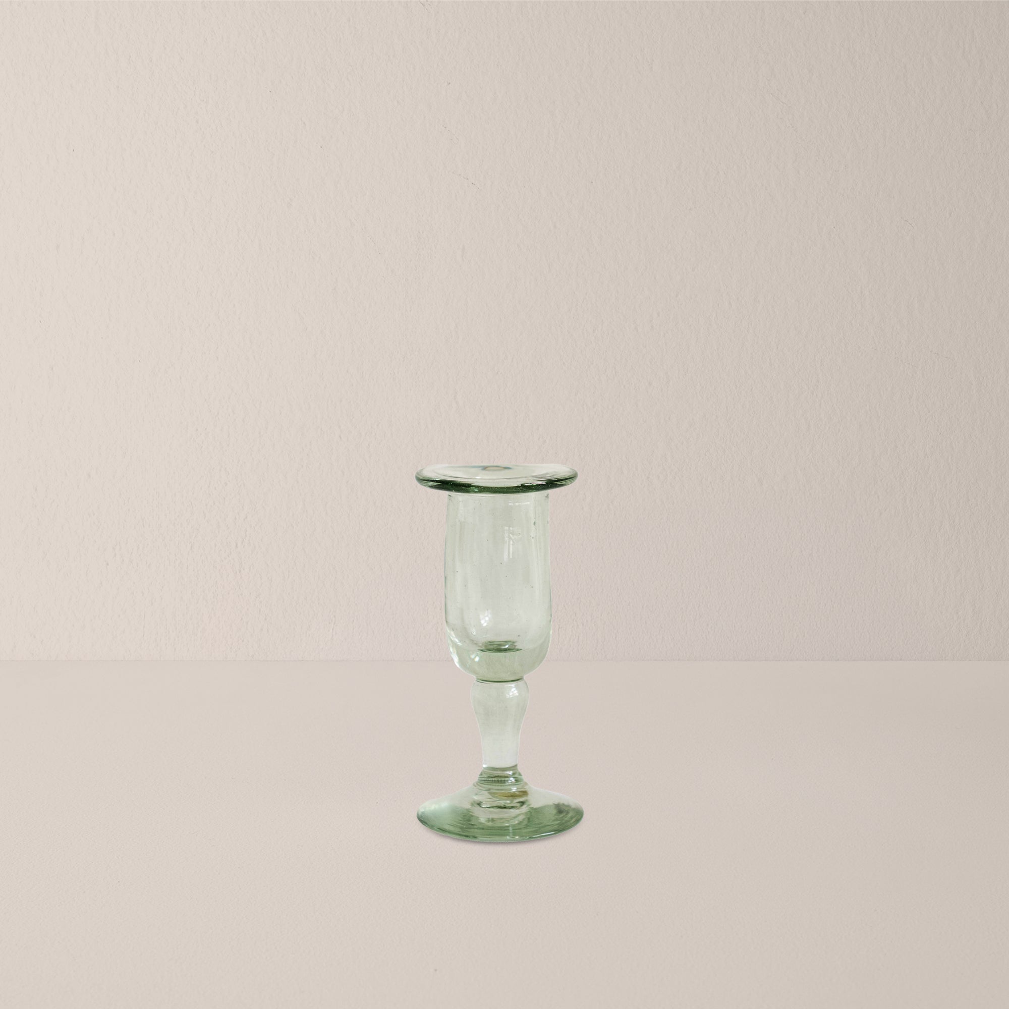 Goodee-Volverde-Glass Petal Taper Candleholder - Small