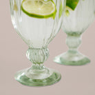 Goodee-Volverde-Petal Stemmed Wine Glass - Set of 2 - Color - Clear