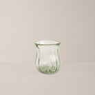 Goodee-Volverde-Glass Petal Hurricane Candle Lantern - Color - Clear
