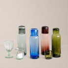 Goodee-Volverde-Glass Petal Hurricane Candle Lantern - Color - Clear