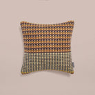 Goodee-Wallace Sewell-Shetland Wool Ripple Cushion Cover - Yosemite - Color - Maroon Zig Zag