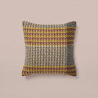 Goodee-Wallace Sewell-Shetland Wool Ripple Cushion Cover - Yosemite - Color - Maroon/Grey Stripe