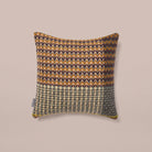Goodee-Wallace Sewell-Shetland Wool Ripple Cushion Cover - Yosemite - Color - Maroon/Grey Stripe