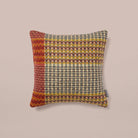 Goodee-Wallace Sewell-Shetland Wool Ripple Cushion Cover - Yosemite - Color - Amber/Red Stripe