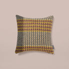 Goodee-Wallace Sewell-Shetland Wool Ripple Cushion Cover - Yosemite - Color - Amber/Grey Stripe