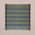 Goodee-Wallace Sewell-Shetland Wool Ripple Throw - Everglade - Color - Everglade