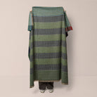 Goodee-Wallace Sewell-Shetland Wool Ripple Throw - Everglade - Color - Everglade