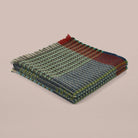 Goodee-Wallace Sewell-Shetland Wool Ripple Throw - Everglade - Color - Everglade