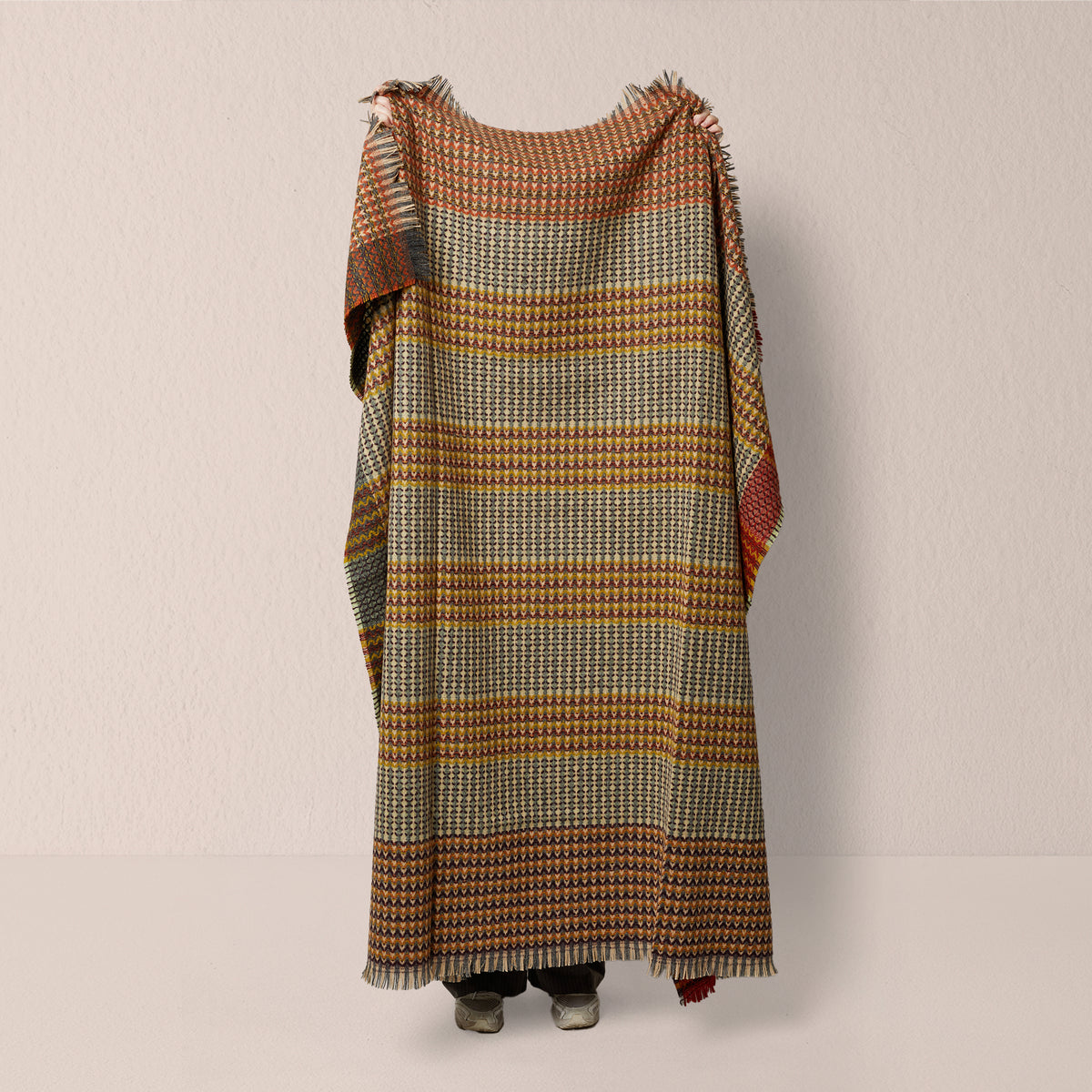 Goodee-Wallace Sewell-Shetland Wool Ripple Throw - Yosemite - Color - Yosemite
