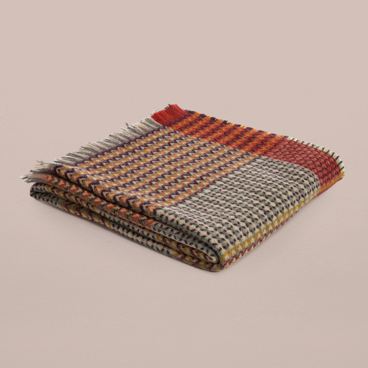 Goodee-Wallace Sewell-Shetland Wool Ripple Throw - Yosemite - Color - Yosemite