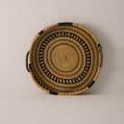 Goodee-Baba Tree-Large Woven Tray Wall Decor - Color - Black & Natural