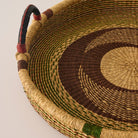 Goodee-Baba Tree-Large Woven Tray Wall Decor - Color - Brown & Green