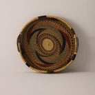 Goodee-Baba Tree-Large Woven Tray Wall Decor - Color - Burgundy & Brown