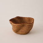 Goodee-Baba Tree-Tiny Pakurigo Wave Decor Basket - Color - Terracotta Stripe