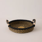 Mini Woven Tray - Exclusive - Color - Black & Natural 2