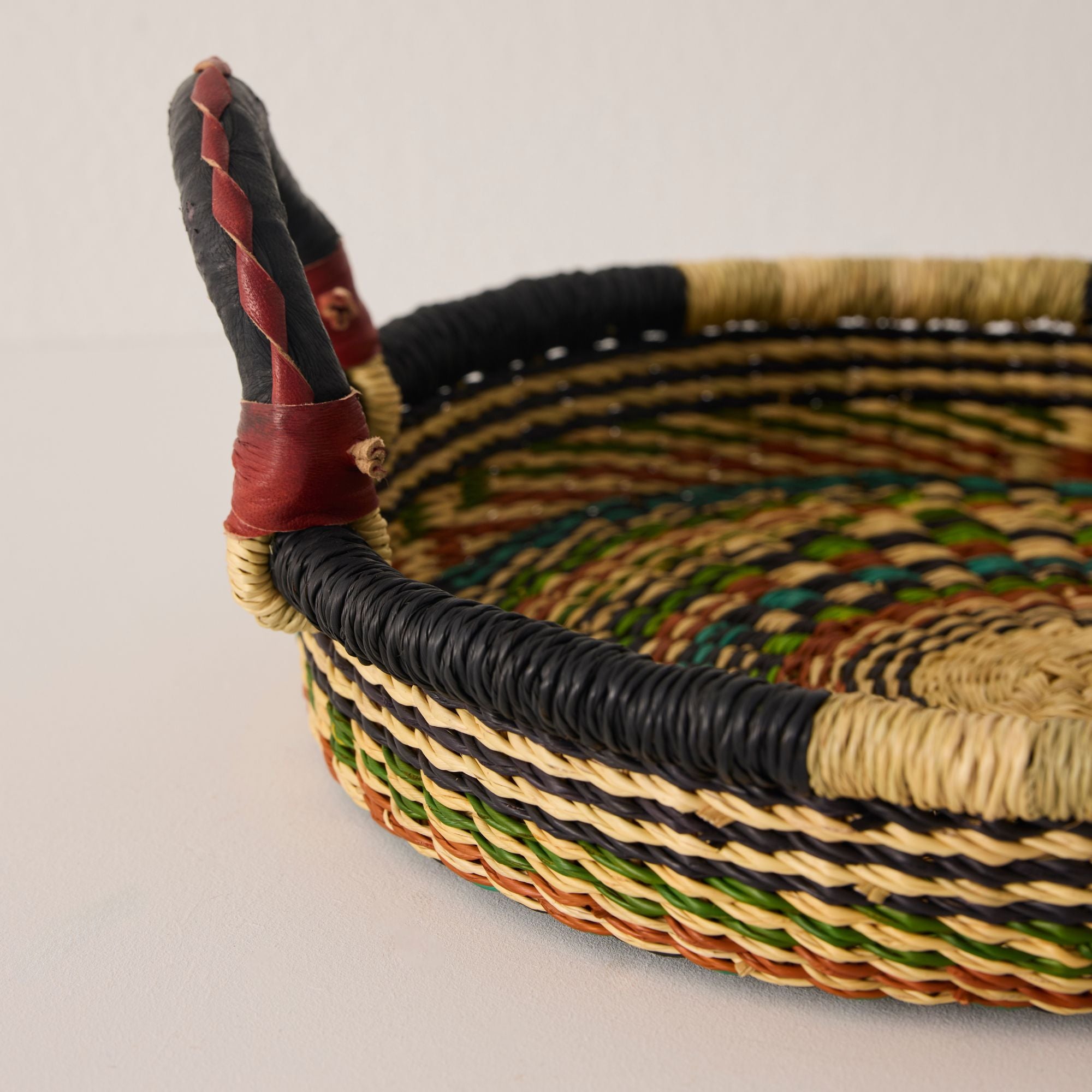 Mini Woven Tray - Exclusive - Color - Multi Stripes