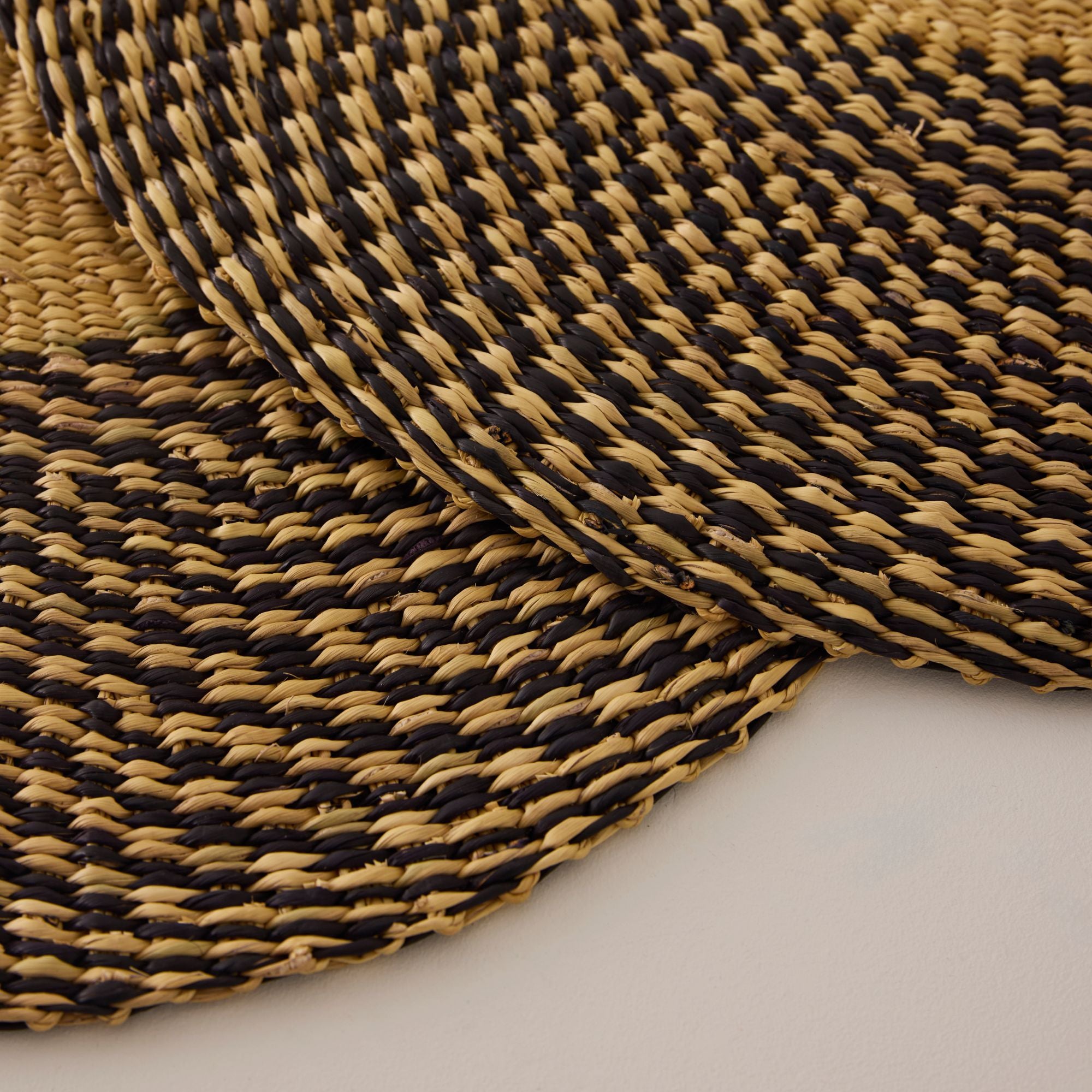 Goodee-Baba Tree-Placemats - Set of 4 - Color - Black & Natural