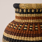 Goodee-Baba Tree-Small Jemima Decor Basket - Color - Orange, Brown & Navy
