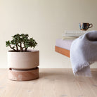 Goodee-Bergs Potter-Hoff Ø30 Planter & Saucer - Color - Raw Rosa