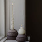 Goodee-Berg's Potter-Hoff Candle Holder - Color - Raw Grey
