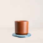 Goodee-Bergs Potter-Lily Ø14 Saucer & Planter - Color - Misty Blue Glazed