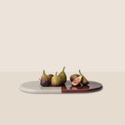 Goodee-Bergs Potter-Nuna Oval Stoneware Platter - Color - Burgundy Glazed