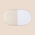 Goodee-Bergs Potter-Nuna Oval Stoneware Platter - Color - Mineral White Glazed
