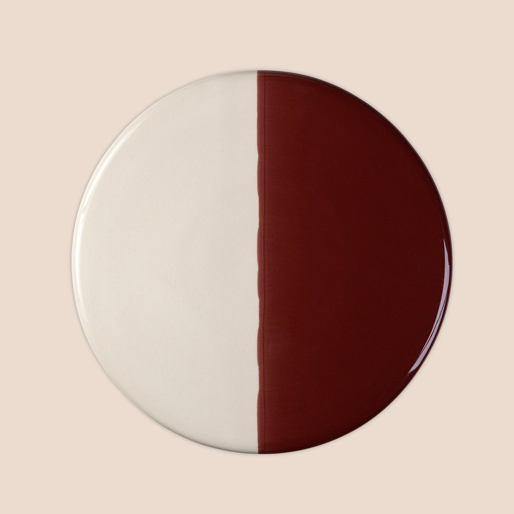 Nuna Round Stoneware Platter Large