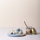 Goodee-Bergs Potter-Nuna Round Stoneware Small - Color - Misty Blue Glazed
