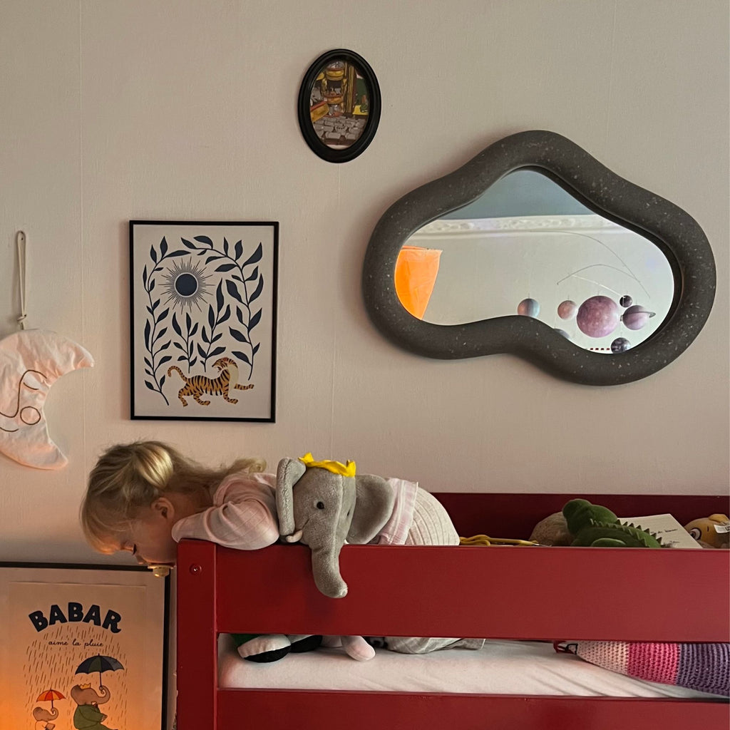 Goodee-ecoBirdy-Marine Mirror - Color - Stony Grey