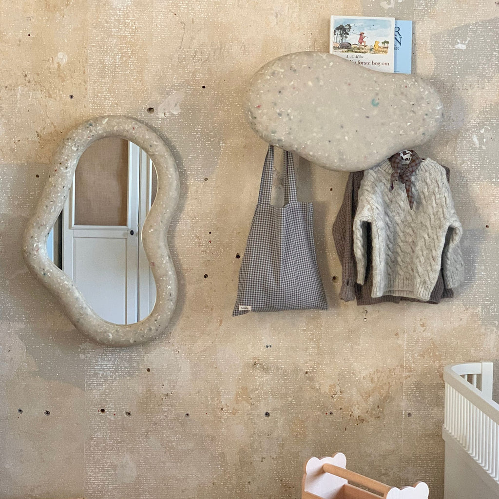 Goodee-ecoBirdy-Marine Mirror Marine Shelf - Color - Faded-White