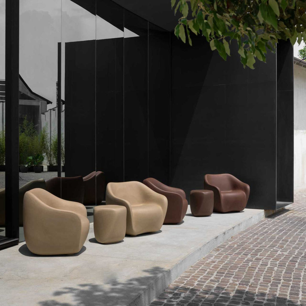 ecoBirdy- Couleur - Beige amande et brun moka