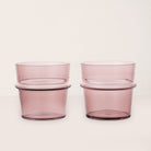Goodee-Ferm Living-Boya Low Glasses - Set of 2 - Color - Mauve
