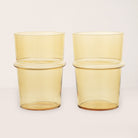 Goodee-Ferm Living-Boya Tall Glasses - Set of 2 - Color - Yellow