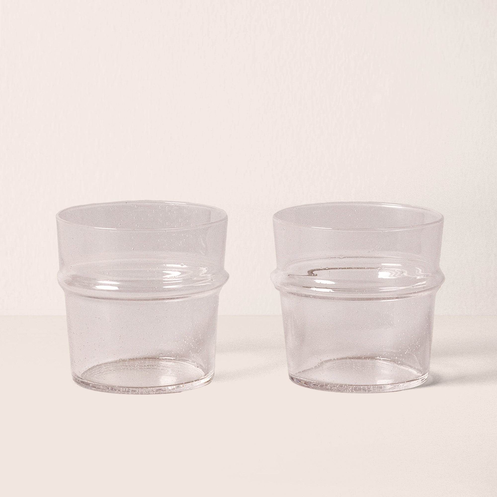 Goodee-Ferm Living-Boya Low Glasses - Set of 2 - Color - Clear