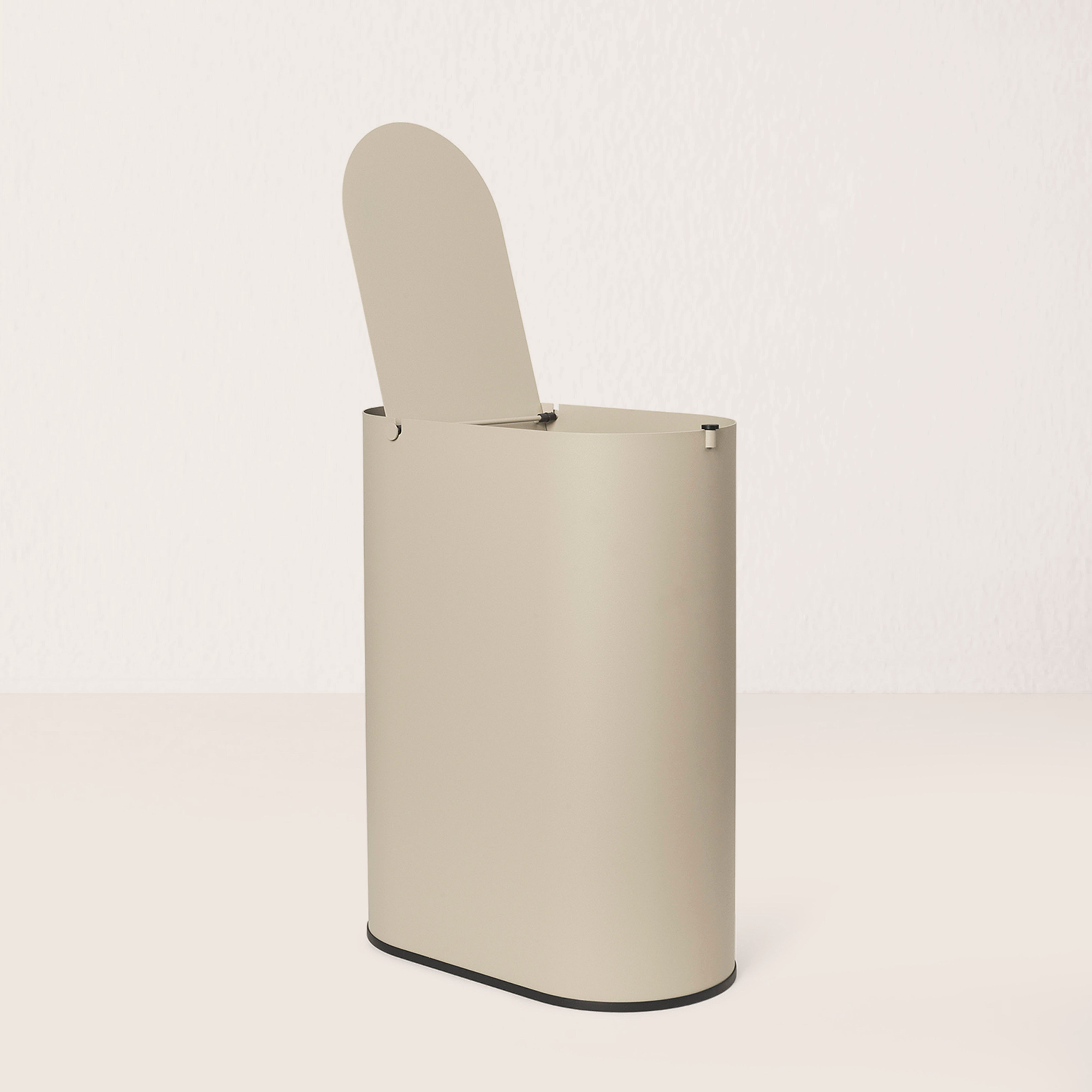 Goodee-Ferm Living-Enkel Waste Bin-5 Gallon - Color - Cashmere