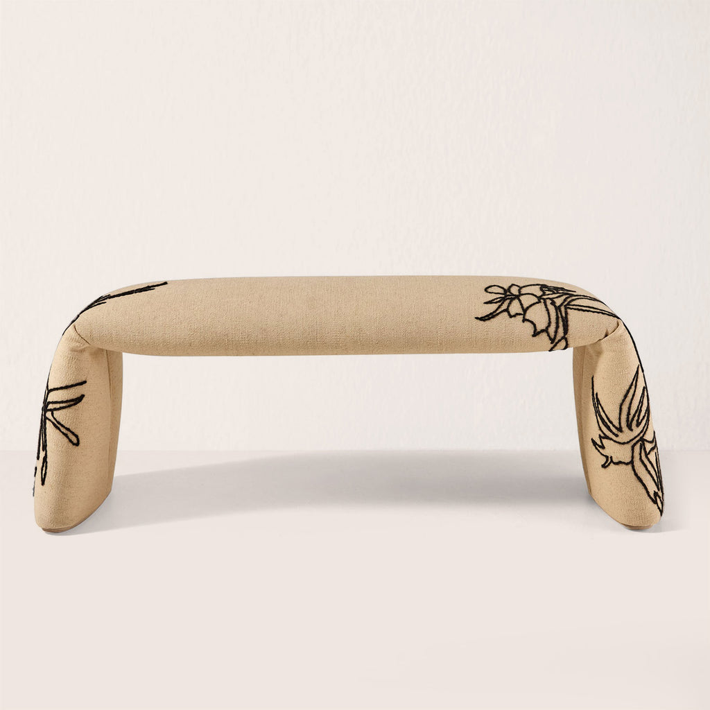 Goodee-Nanimarquina-Folded Bench - Large - Color - Flower