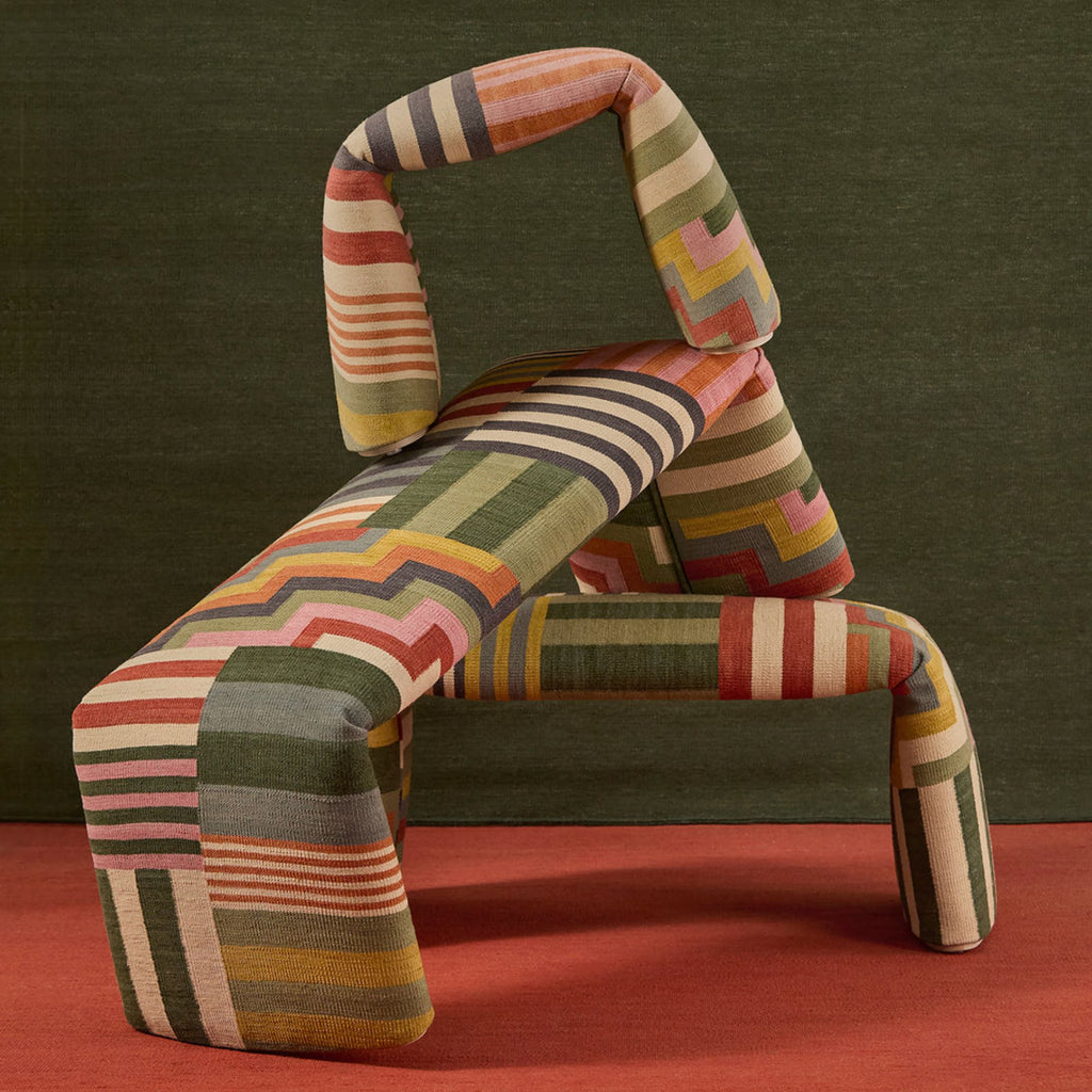 Goodee-Nanimarquina-Folded Bench - Large - Color - Pattern