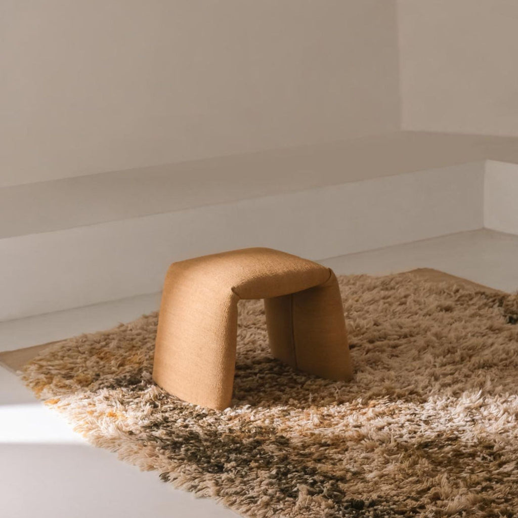 Goodee-Nanimarquina-Folded Bench - Small - Color - Caramel