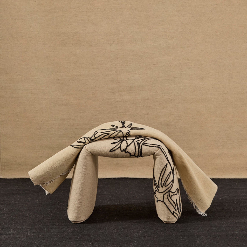 Goodee-Nanimarquina-Folded Bench - Small - Color - Flower