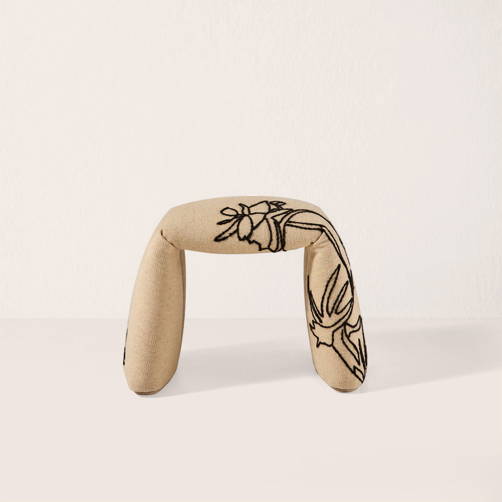 Goodee-Nanimarquina-Folded Bench - Small - Color - Flower