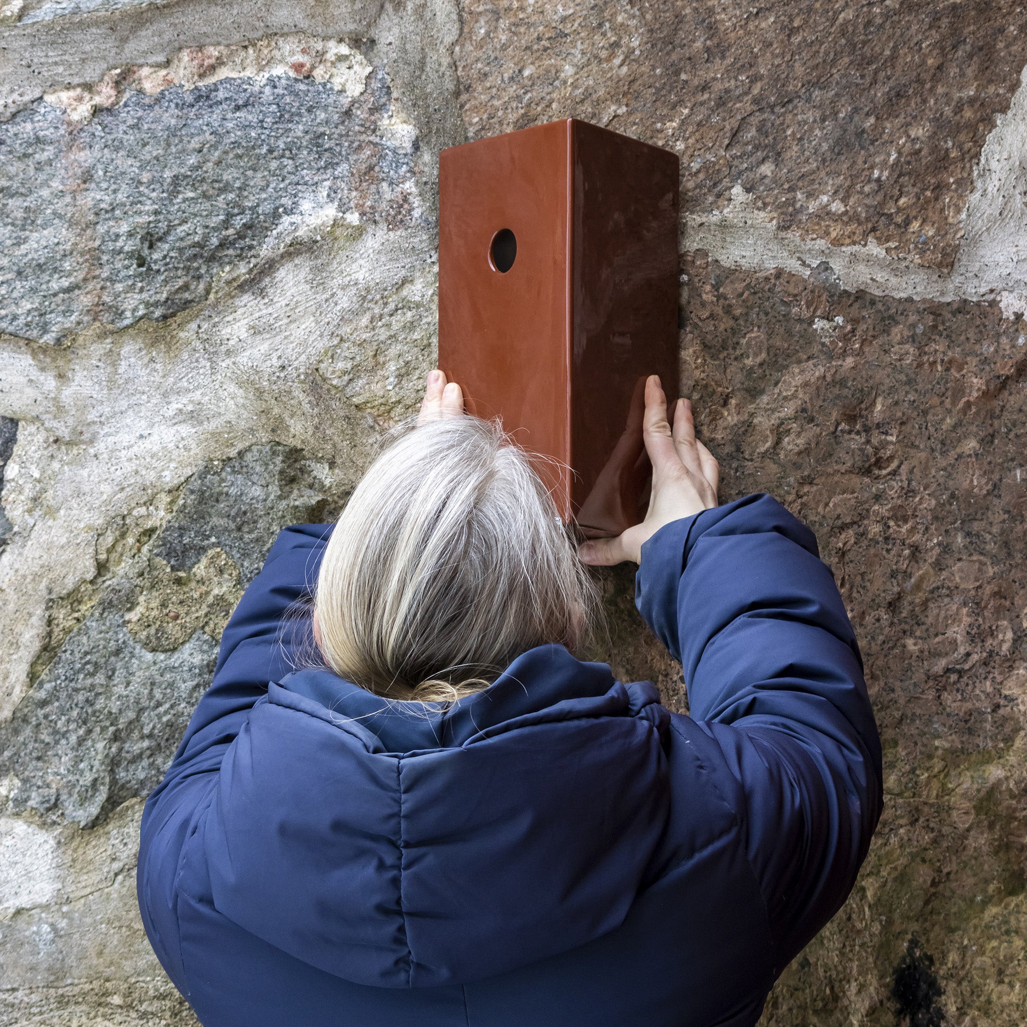 Goodee-Pidat-Koti Ceramic Birdhouse - Color - Brick