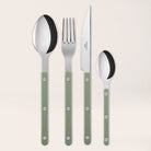 Goodee-Sabre Paris-Bistrot Solid Flatware - Set of 4 - Color - Asparagus/Shiny