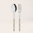 Goodee-Sabre Paris-Bistrot Solid Flatware - Set of 4 - Color - Kaki/Shiny