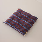 Goodee-Tensira-Chair Cushion - Color - Burgundy & Blue Tartan