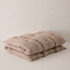 Goodee-Tensira-Kapok Mattress Topper - Color - Off-White & Chocolate