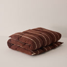 Goodee-Tensira-Kapok Mattress Topper Rectangular - Color - Chocolate Brown Tie-Dye