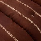 Goodee-Tensira-Kapok Mattress Topper Rectangular - Color - Chocolate Brown Tie-Dye
