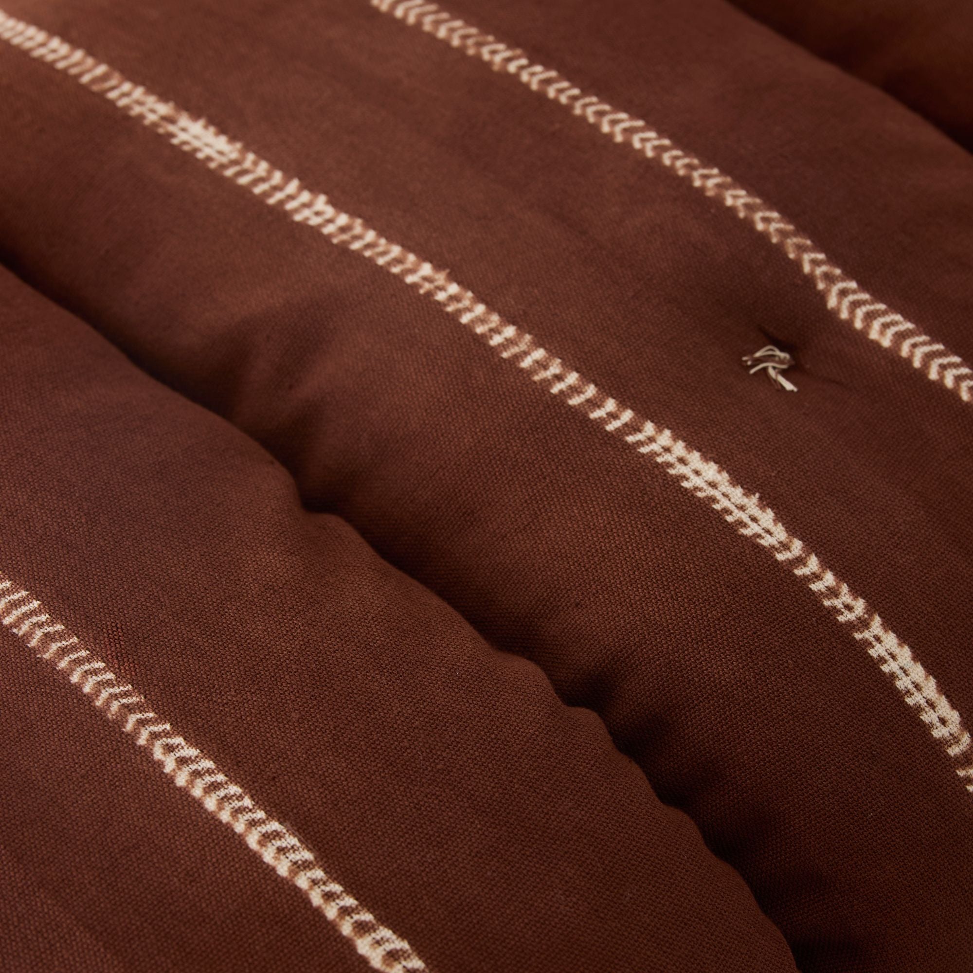 Goodee-Tensira-Kapok Mattress Topper Rectangular - Color - Chocolate Brown Tie-Dye